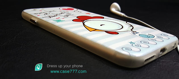 เคสเนื้อบางเบาลายการ์ตูน 3 มิติ iPhone 6s Plus